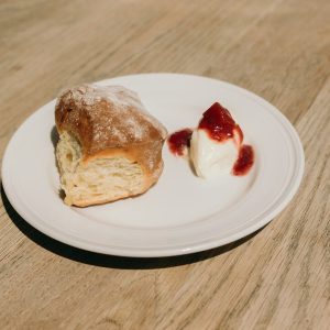Freshly Baked Scones w/ Strawberry Jam & Chantilly Cream